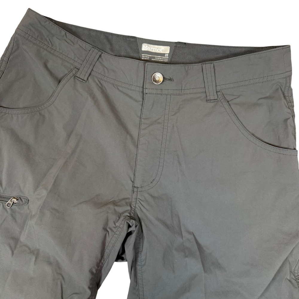 Marmot Arch Rock Mens Hiking Pants Gray 32x30 Nylon Stretch D52370S Outdoor
